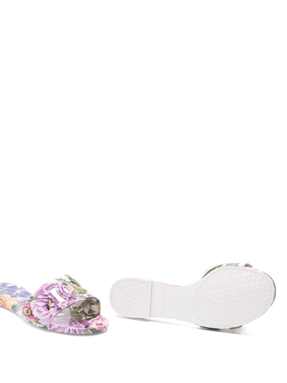 Dolce & Gabbana Floral Slides