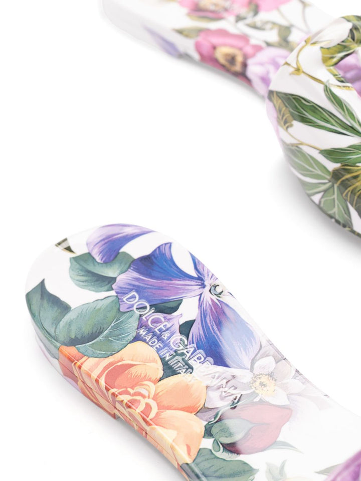 Dolce & Gabbana Floral Slides