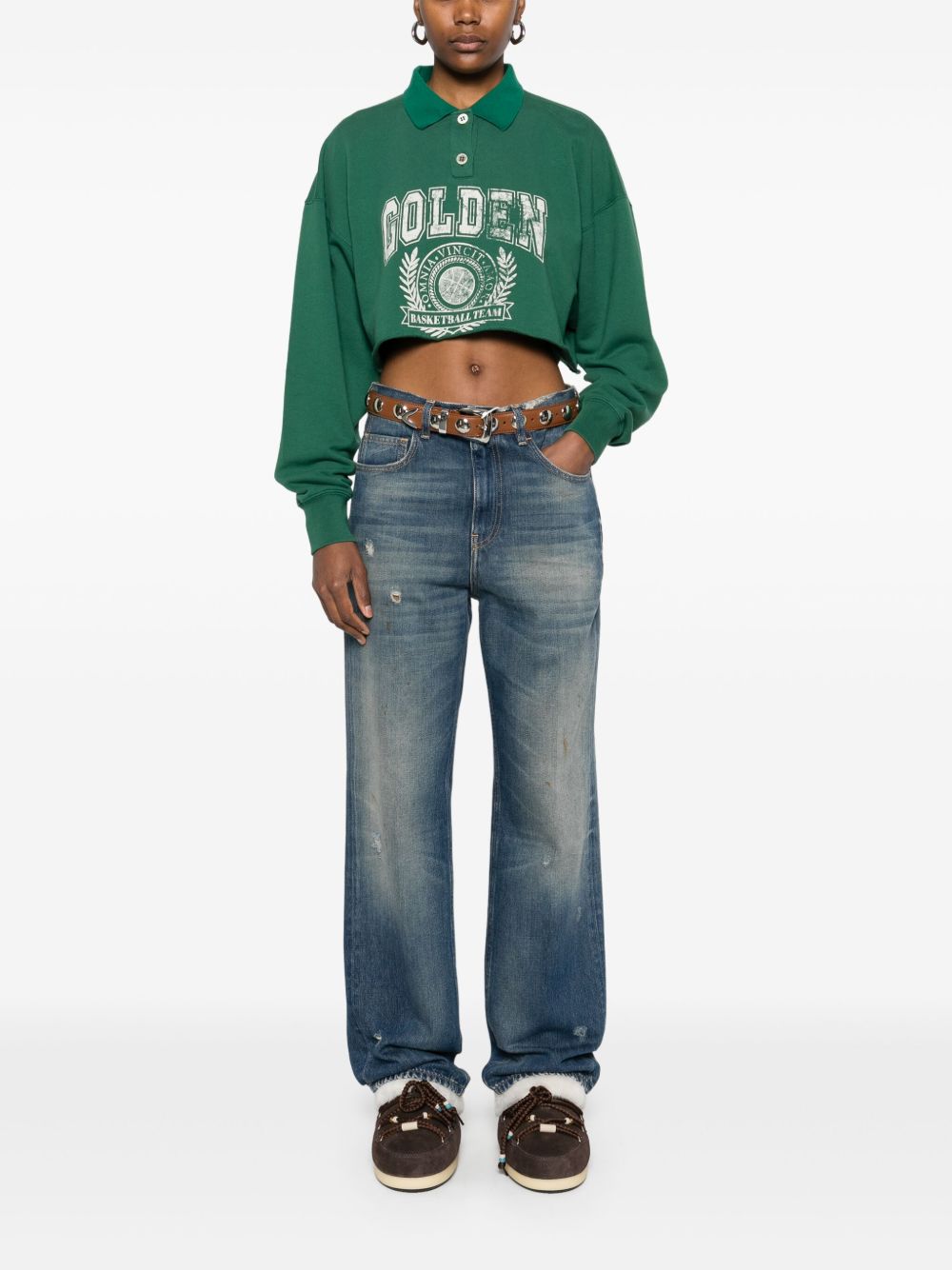 Golden Goose Cropped Sweater