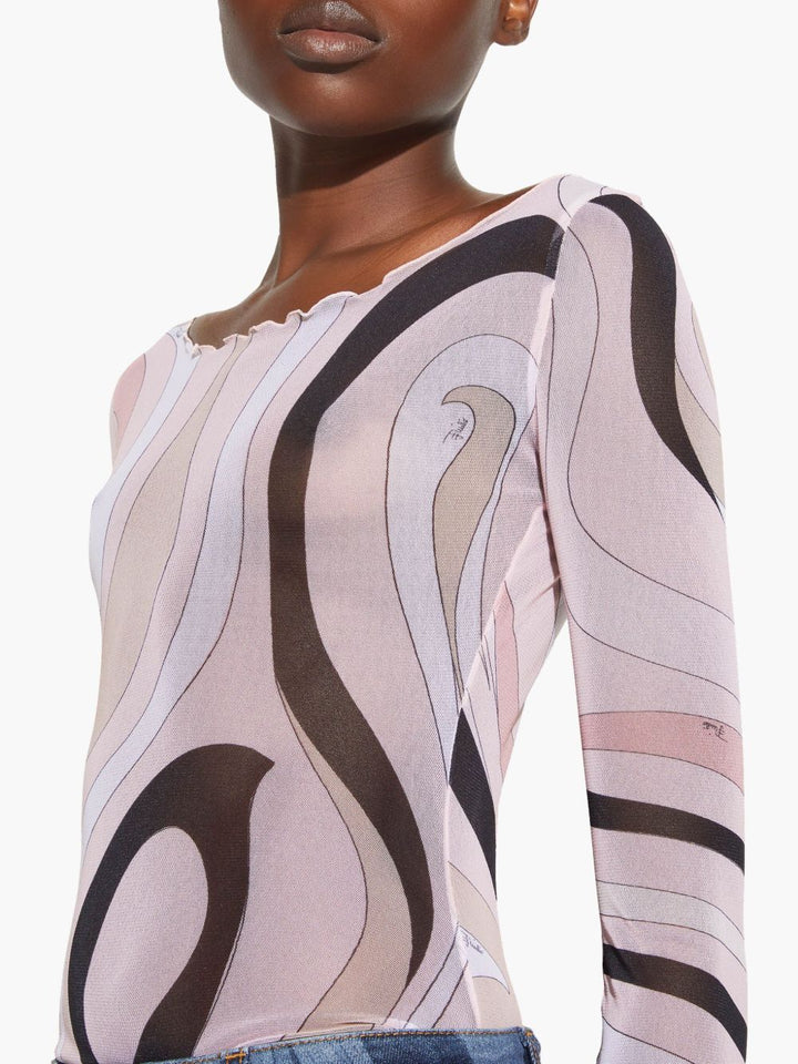 Pucci Boat-Neck Top