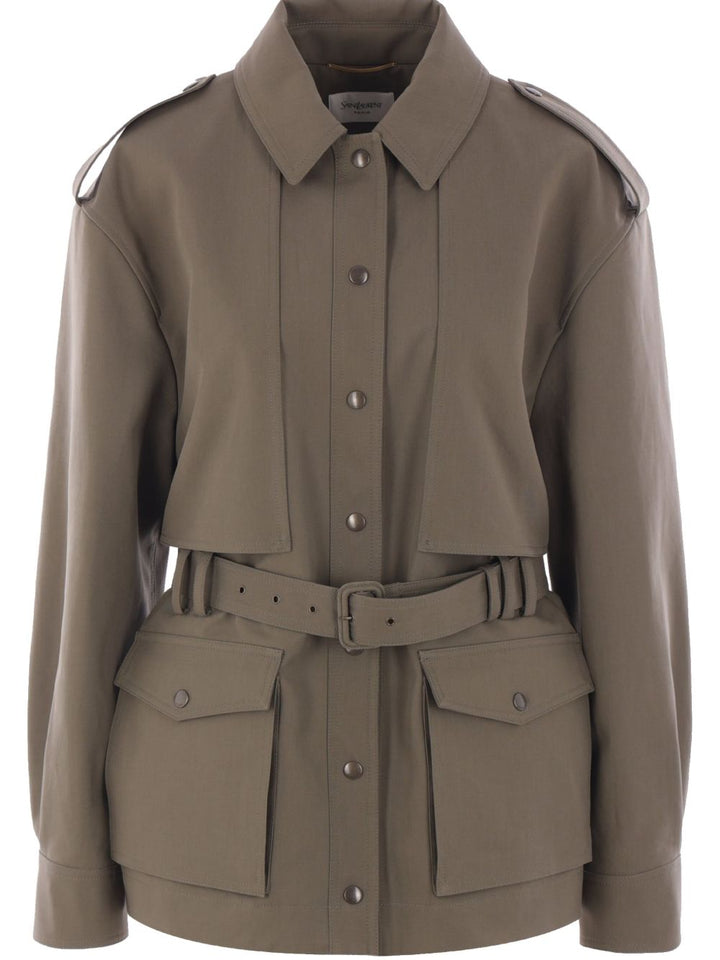 Saint Laurent Safari Belted Jacket