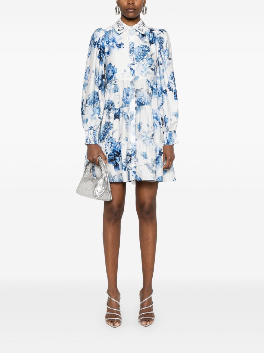 Alice + Olivia Junia floral print mini Dress