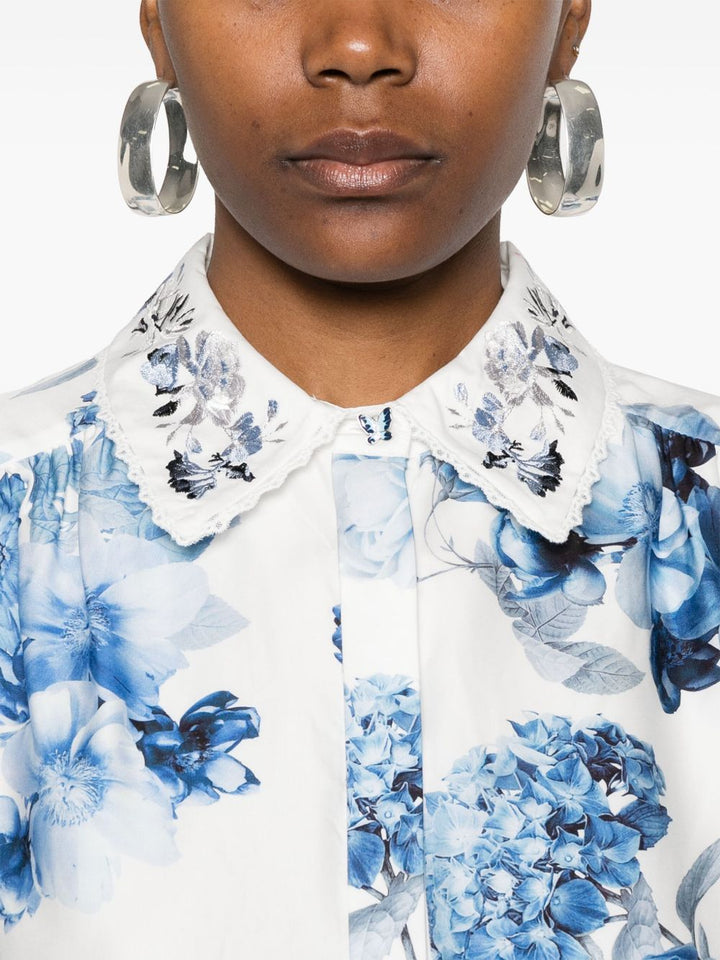 Alice + Olivia Junia floral print mini Dress