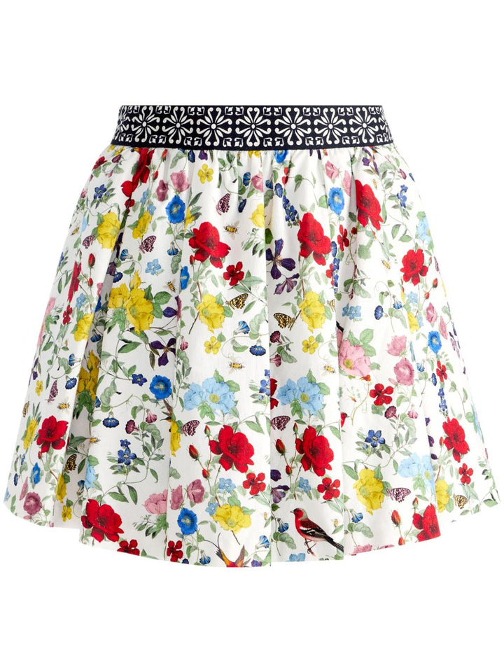 Alice + Olivia Haven floral print mini Skirt