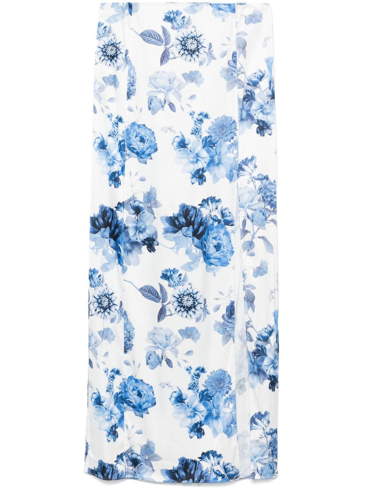 Alice + Olivia Stephine floral print maxi Skirt