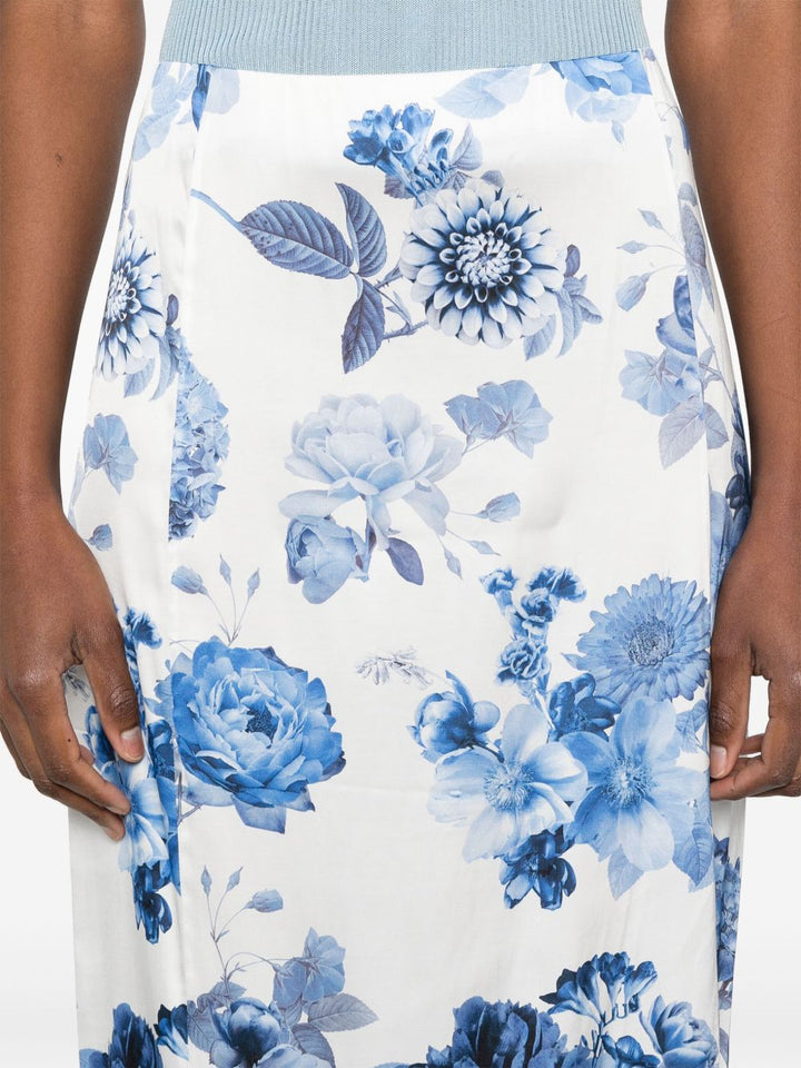 Alice + Olivia Stephine floral print maxi Skirt