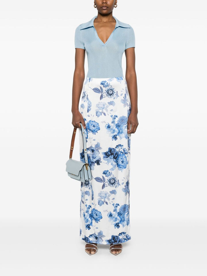 Alice + Olivia Stephine floral print maxi Skirt