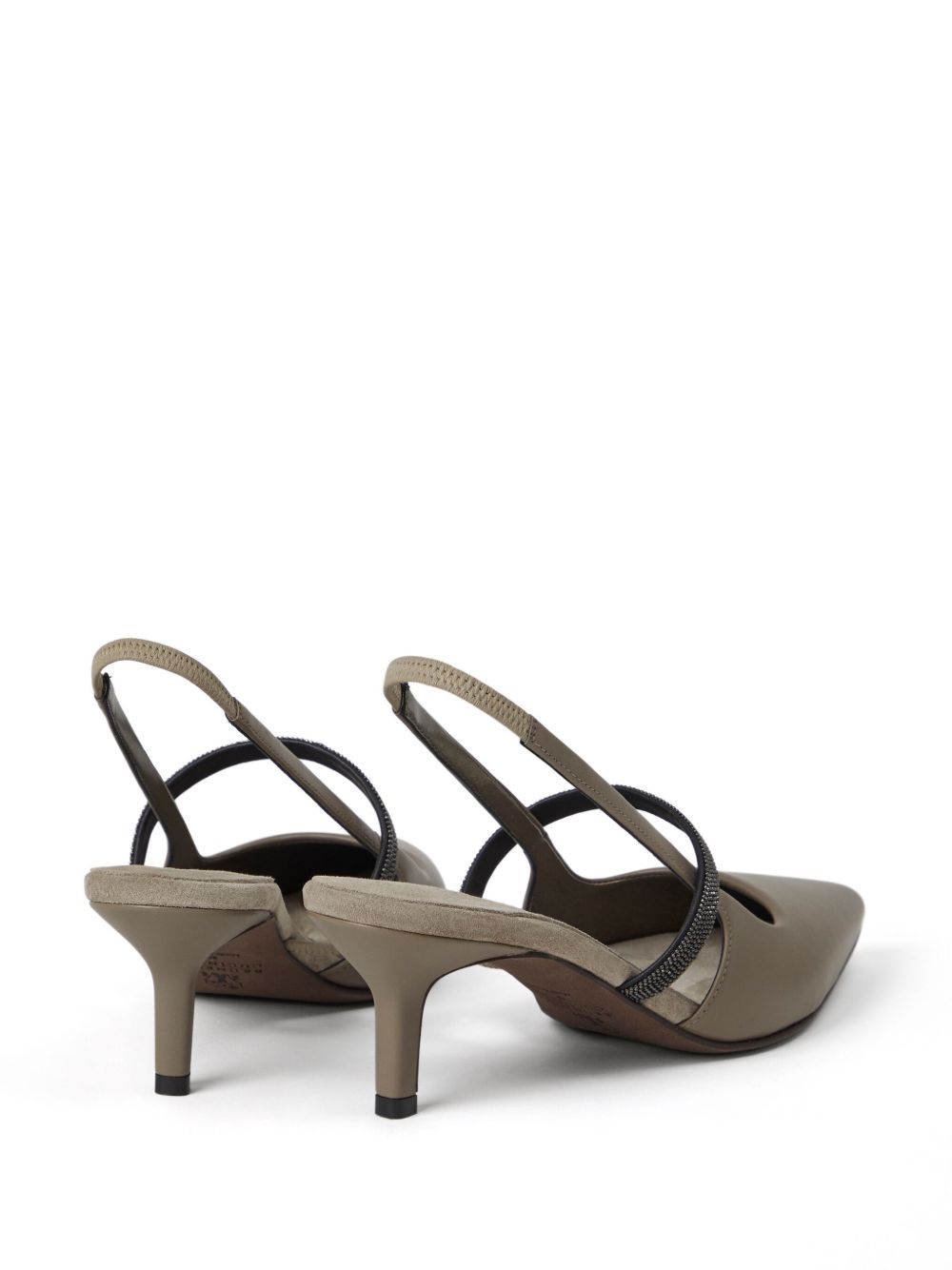 Brunello Cucinelli slingback pumps