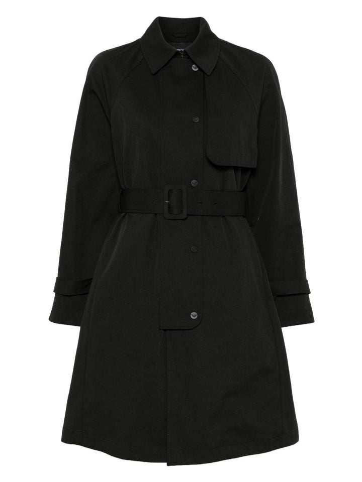 Emporio Armani twill trench coat