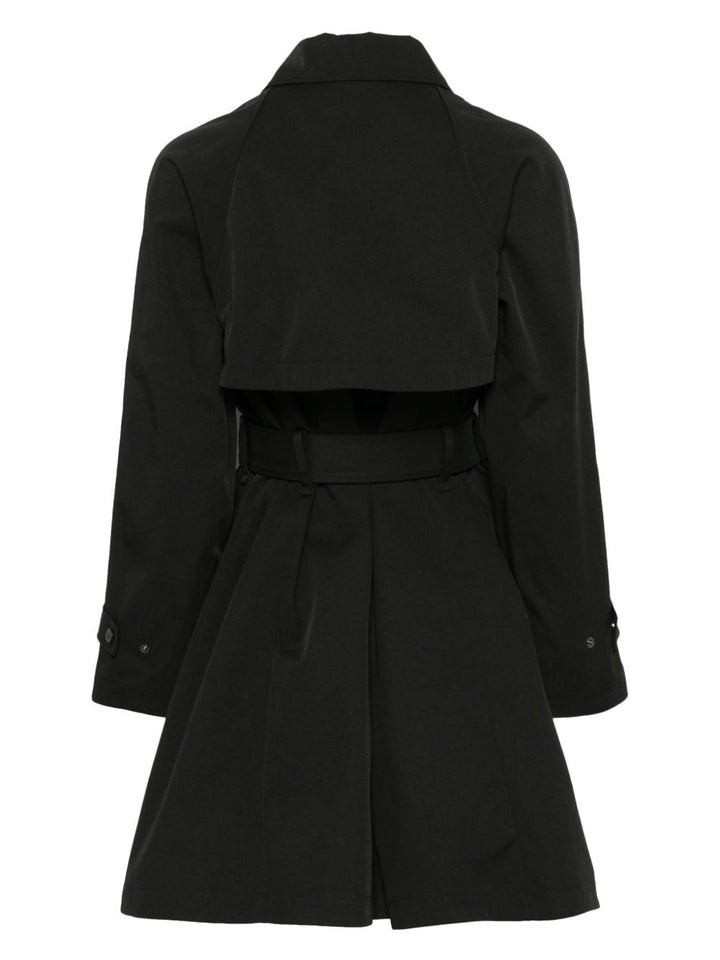 Emporio Armani twill trench coat