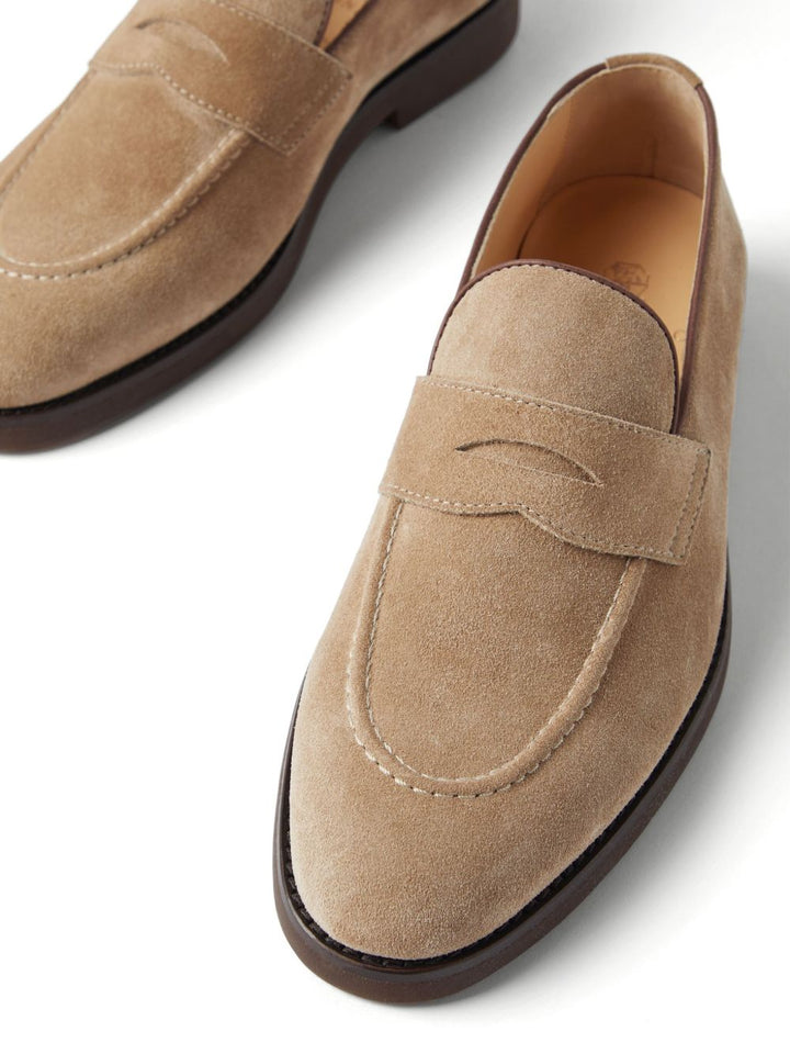 Brunello Cucinelli suede loafers