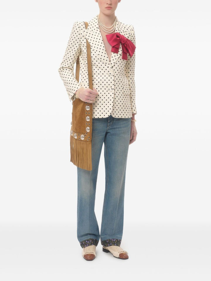 Valentino Supergran Polka Dot Blazer