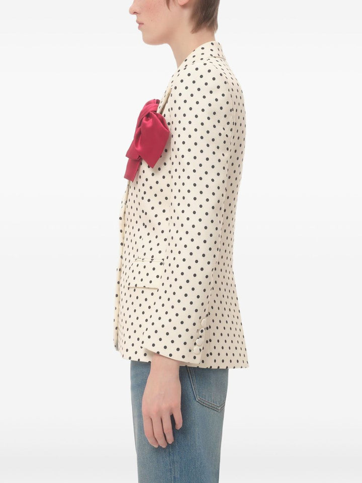 Valentino Supergran Polka Dot Blazer