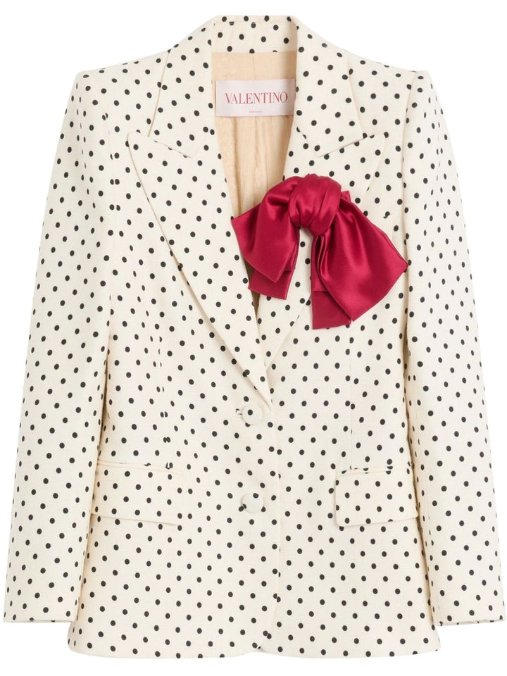 Valentino Supergran Polka Dot Blazer