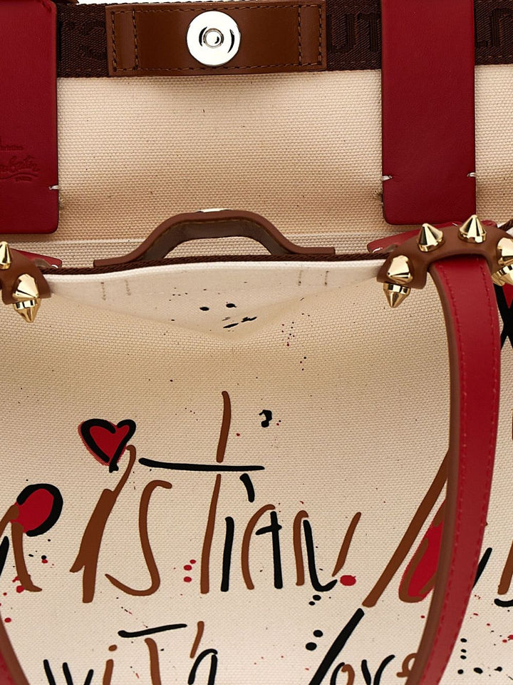Christian Louboutin Cabata small canvas tote