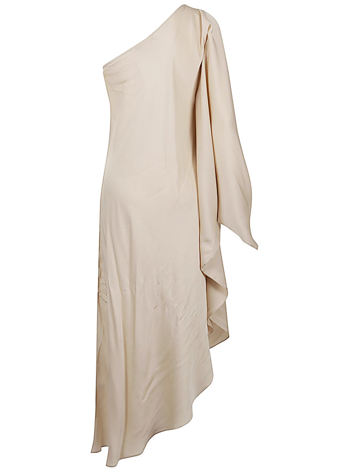 SILK95FIVE One-Shoulder Dress