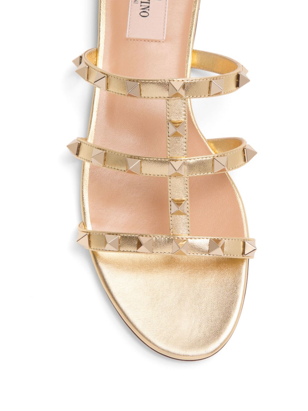 Valentino Garavani Rockstud leather flat sandals