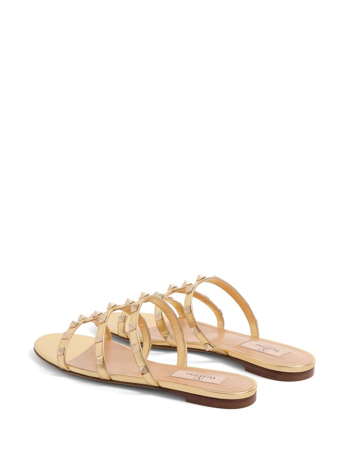 Valentino Garavani Rockstud leather flat sandals