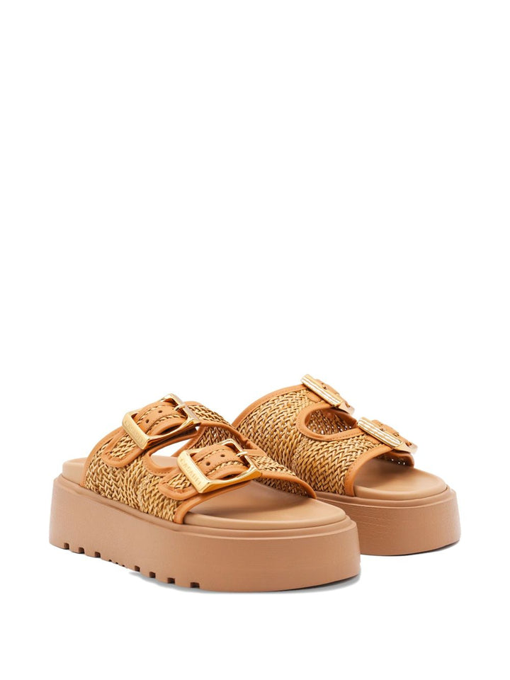Casadei Leather Slides