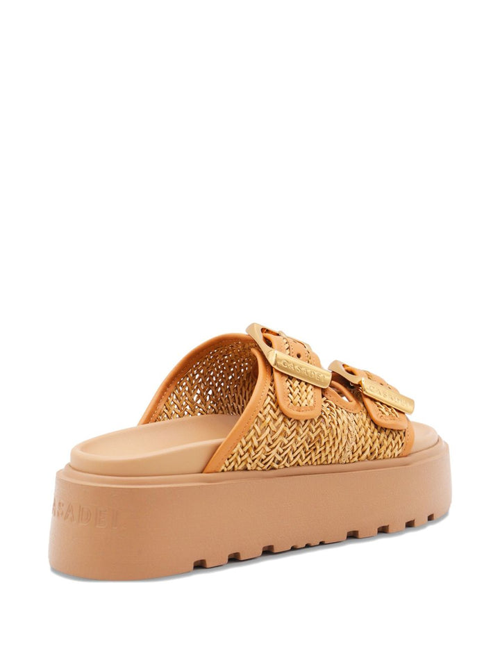 Casadei Leather Slides