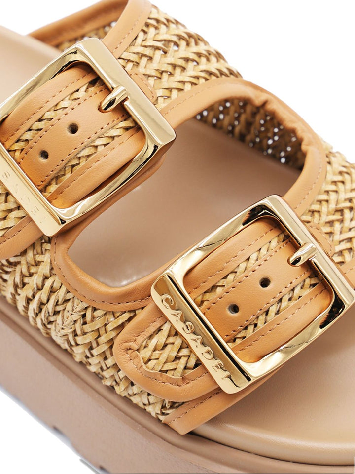 Casadei Leather Slides