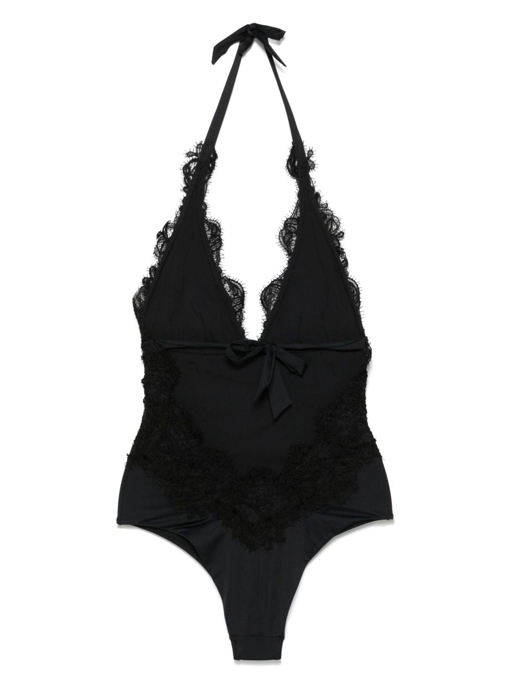 Ermanno Scervino One-Piece Halter Swimsuit