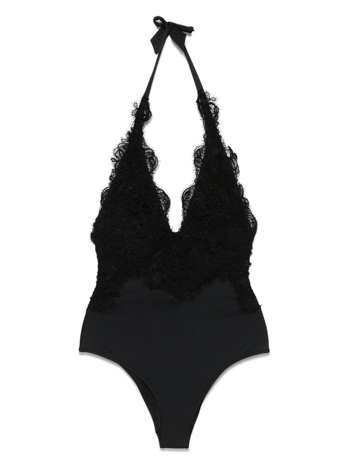 Ermanno Scervino One-Piece Halter Swimsuit