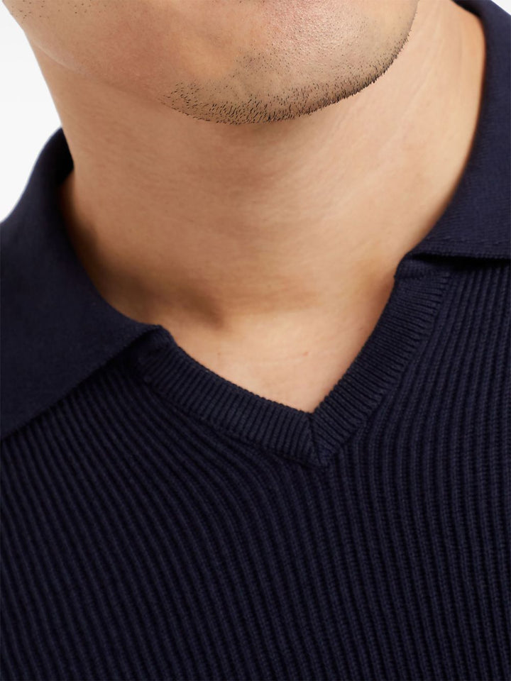 Brunello Cucinelli Ribbed Knit Polo