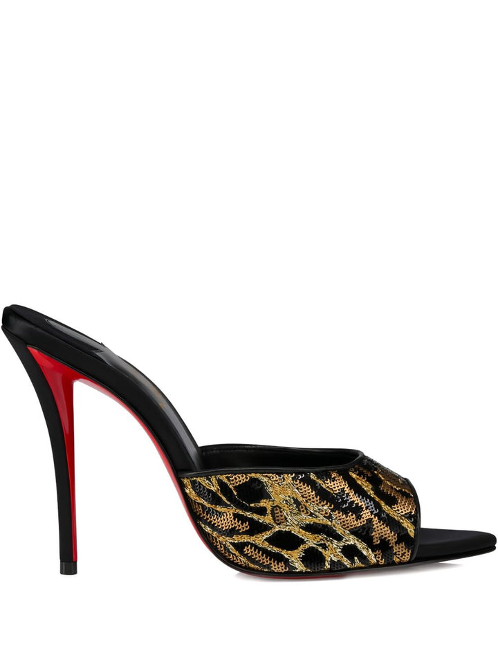 Christian Louboutin Miss Z leather mules
