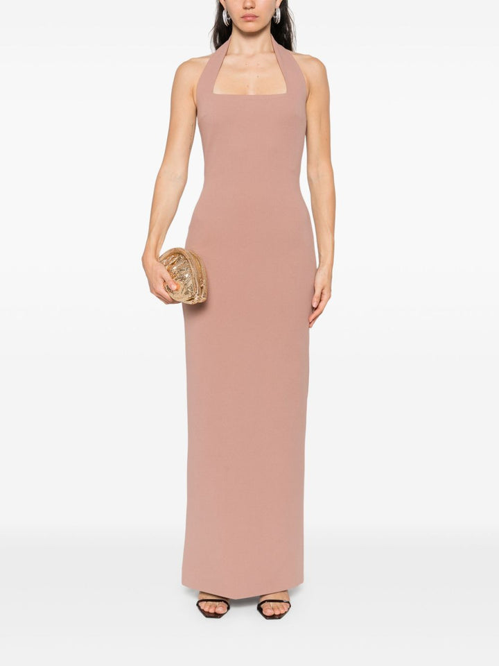 Solace London Halter-neck Dress