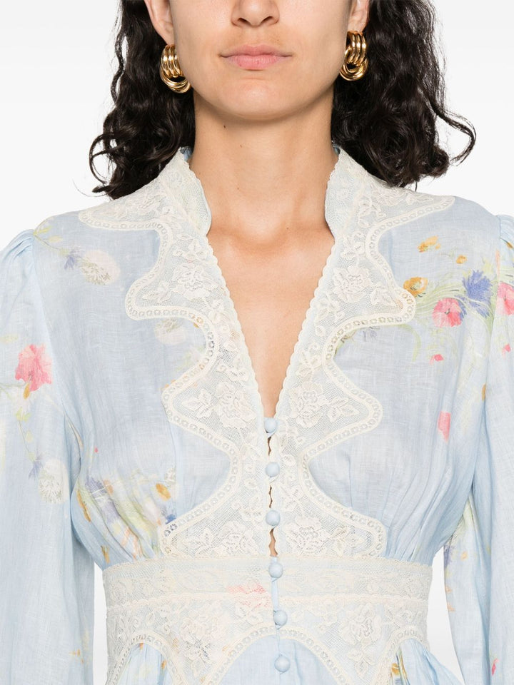 Zimmermann linen mini dress