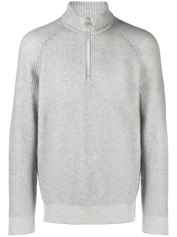 Brunello Cucinelli half zip turtleneck