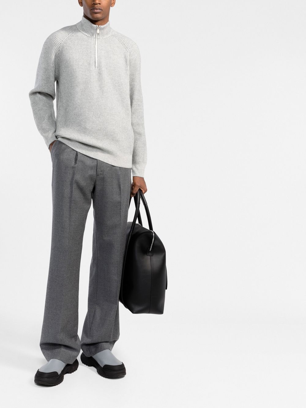 Brunello Cucinelli half zip turtleneck