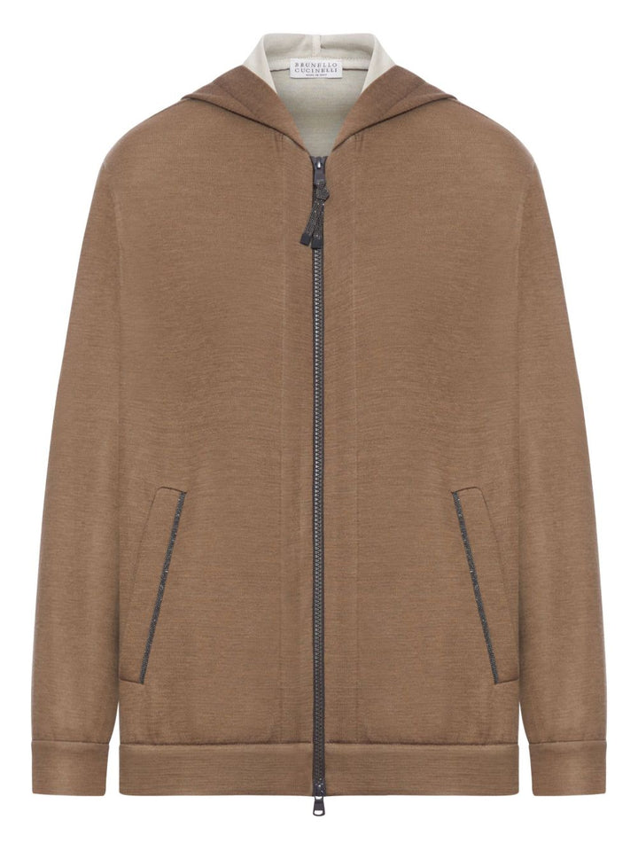 Brunello Cucinelli Zip Up Hoodie
