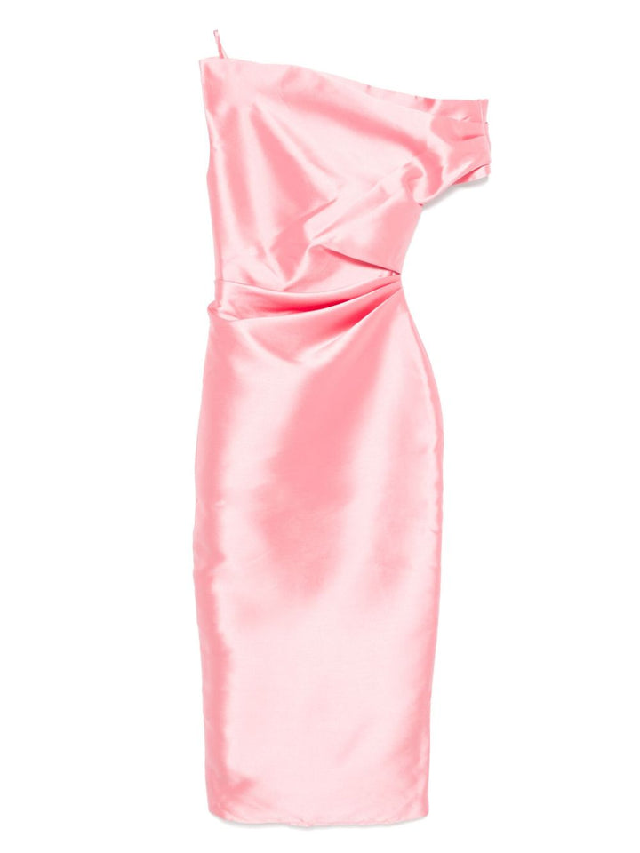 Solace London Off-Shoulder Midi Dress