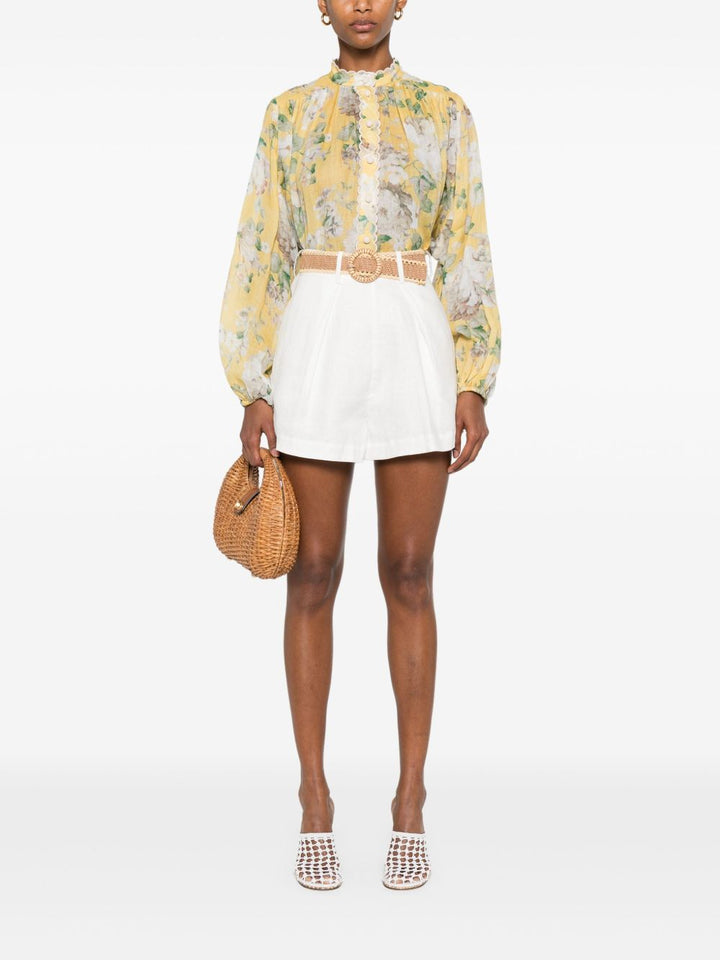 Zimmermann Rhiannon linen shorts