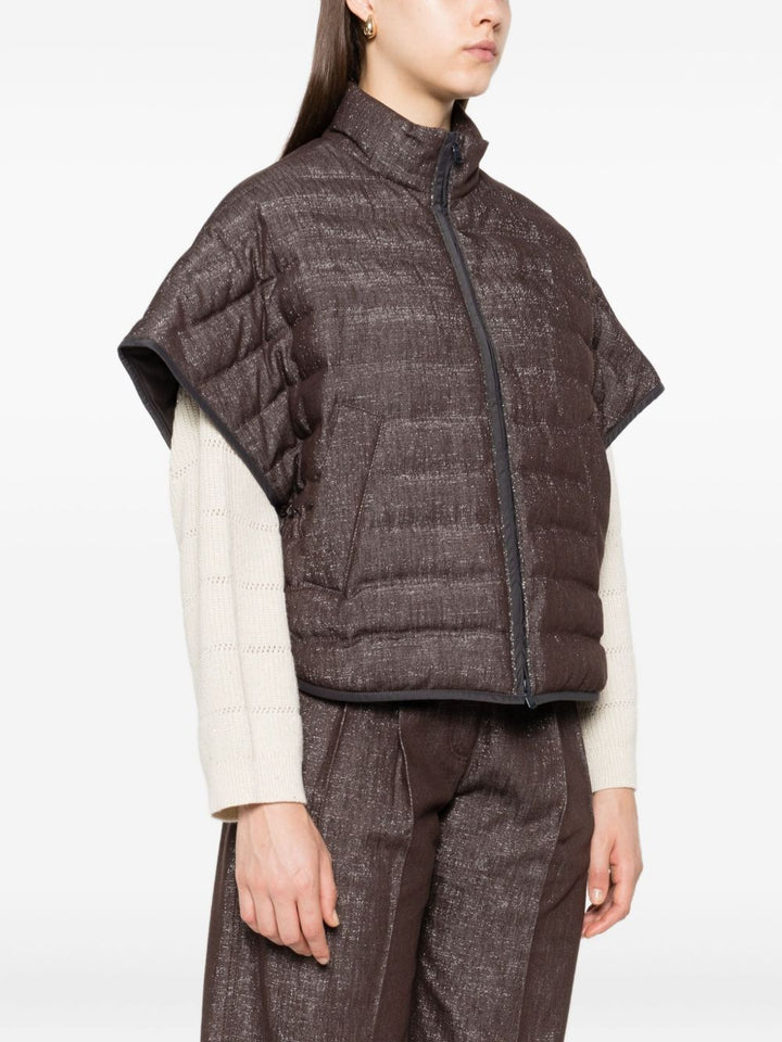 Brunello Cucinelli Short Sleeve Down jacket