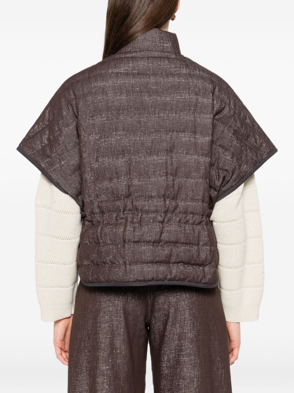 Brunello Cucinelli Short Sleeve Down jacket