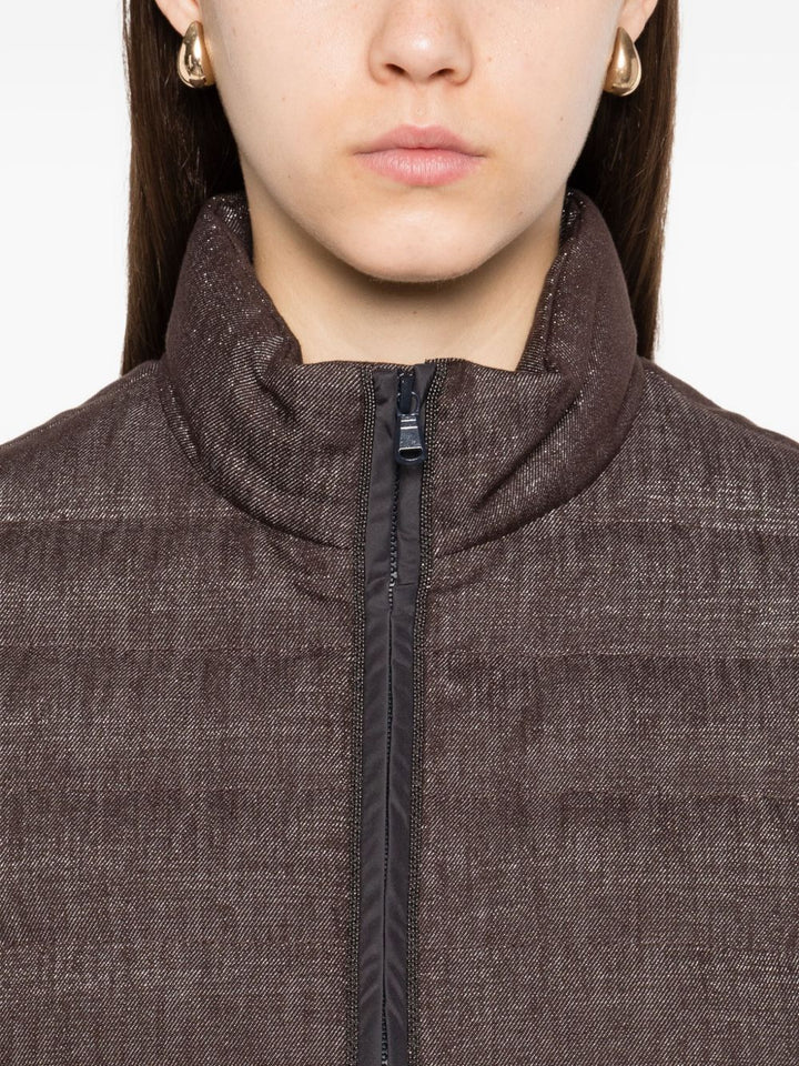 Brunello Cucinelli Short Sleeve Down jacket