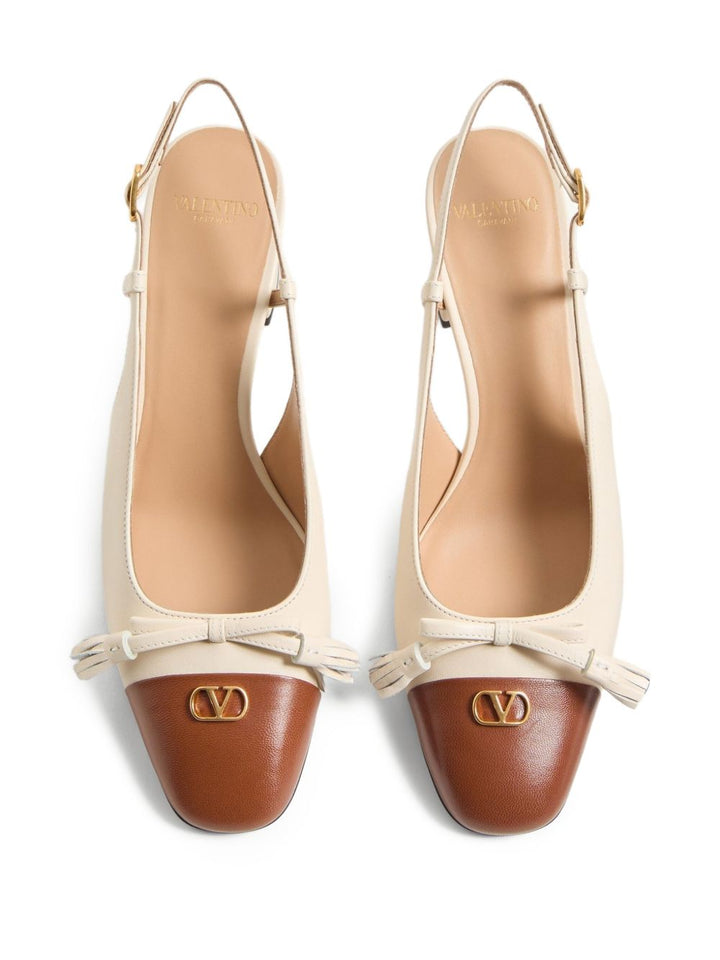 Valentino Garavani Valet Du Roi leather pumps