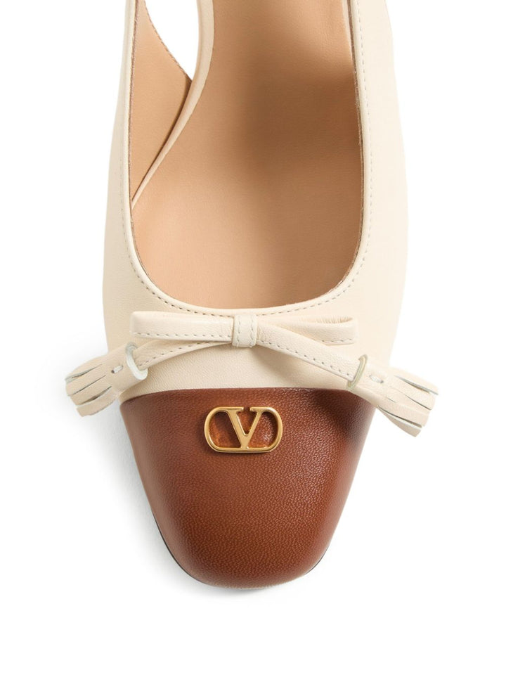 Valentino Garavani Valet Du Roi leather pumps