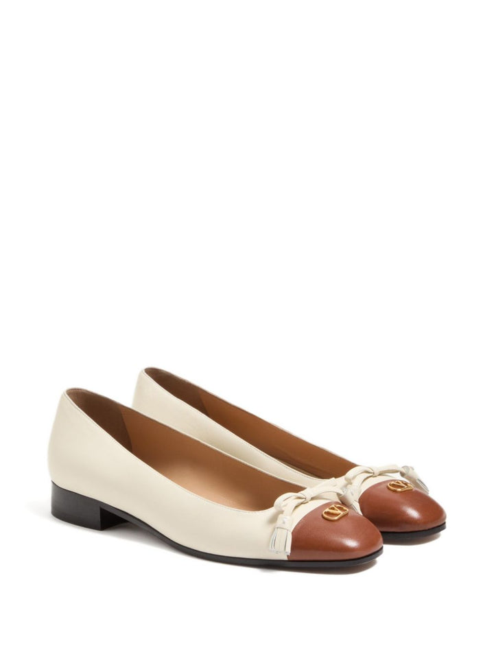 Valentino Garavani Valet Du Roi leather ballets