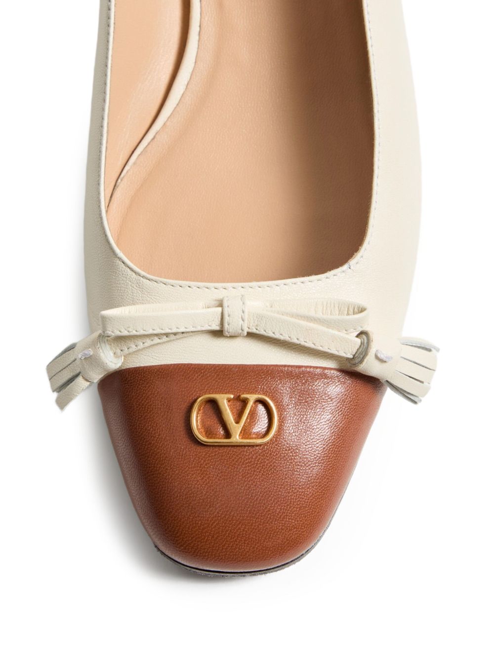 Valentino Garavani Valet Du Roi leather ballets