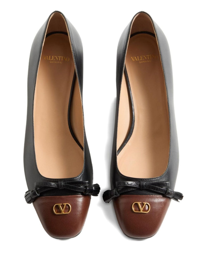Valentino Garavani Valet Du Roi leather ballets