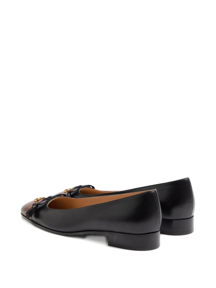 Valentino Garavani Valet Du Roi leather ballets