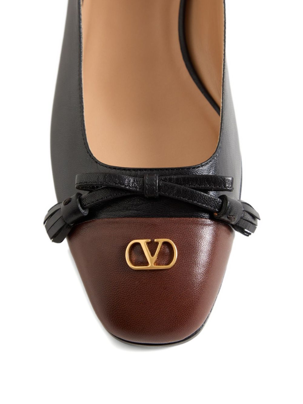 Valentino Garavani Valet Du Roi leather ballets