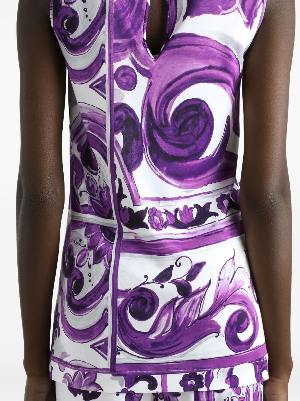 Dolce & Gabbana majolica print Top