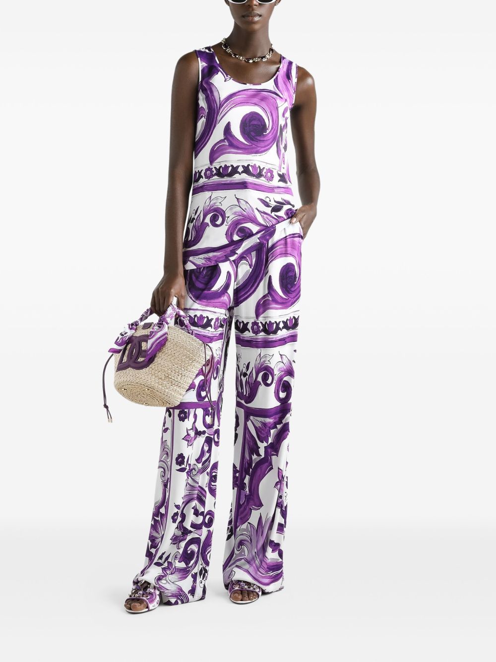 Dolce & Gabbana majolica print Top