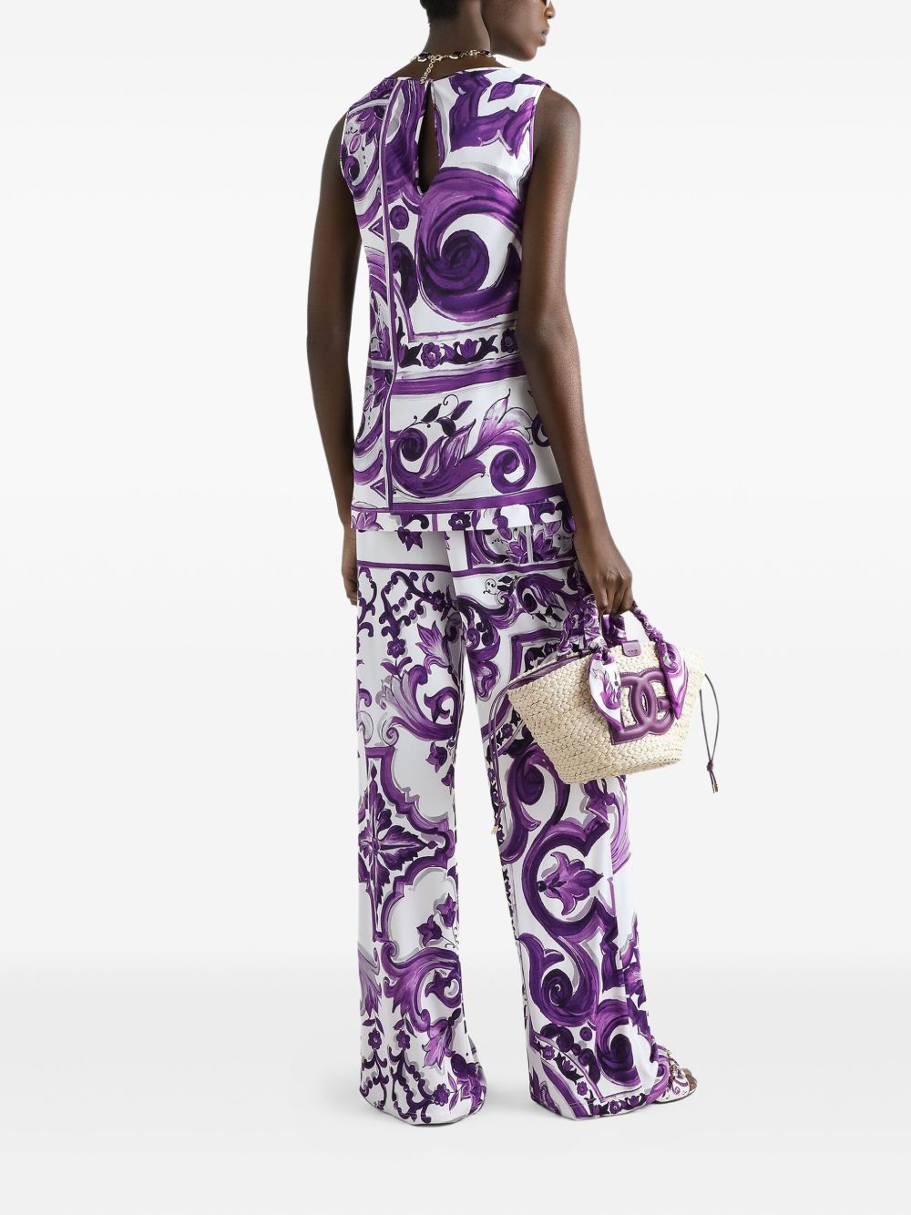 Dolce & Gabbana majolica print Top