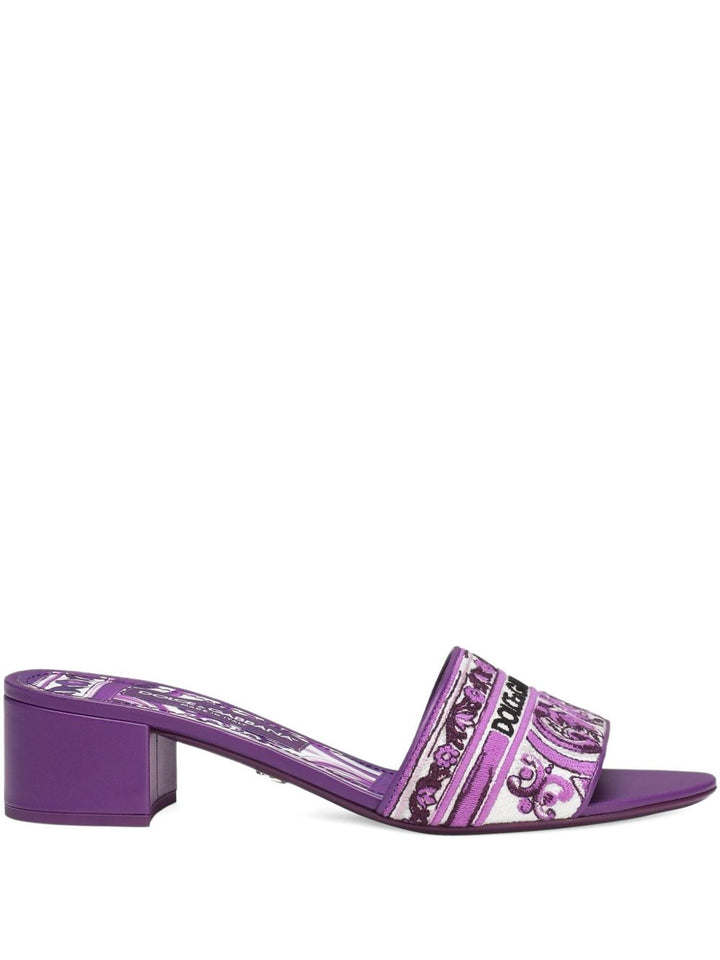 Dolce & Gabbana majolica mules